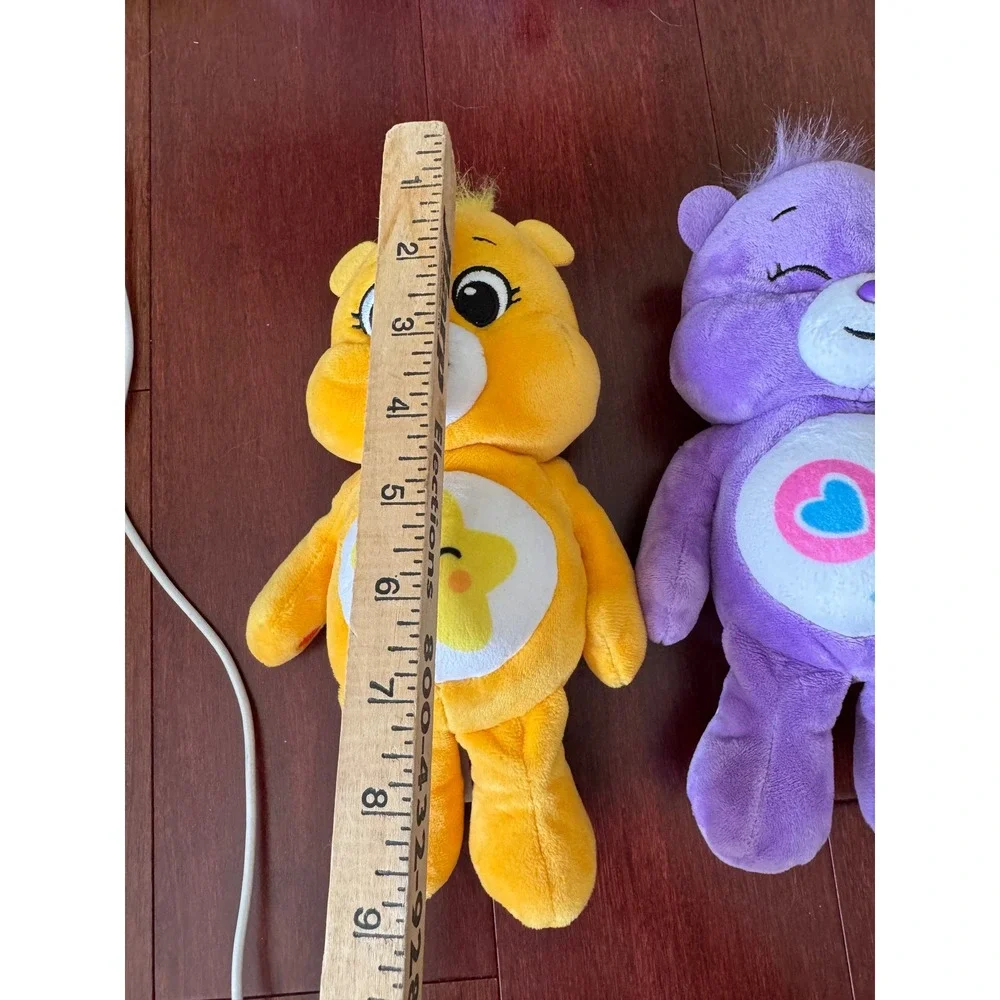 Care Bears 9 Inch Plush Set Laugh-a-Lot Bear Orange Share Bear Purple Toy